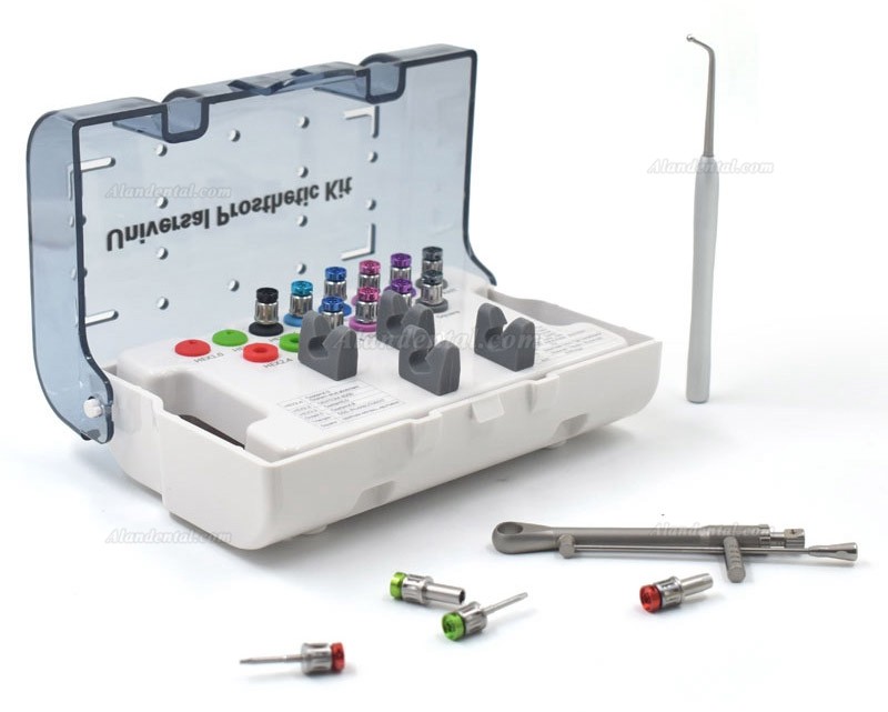 Dental Implant Universal Prosthetic Kit with Driver Holder & Torque Wrench